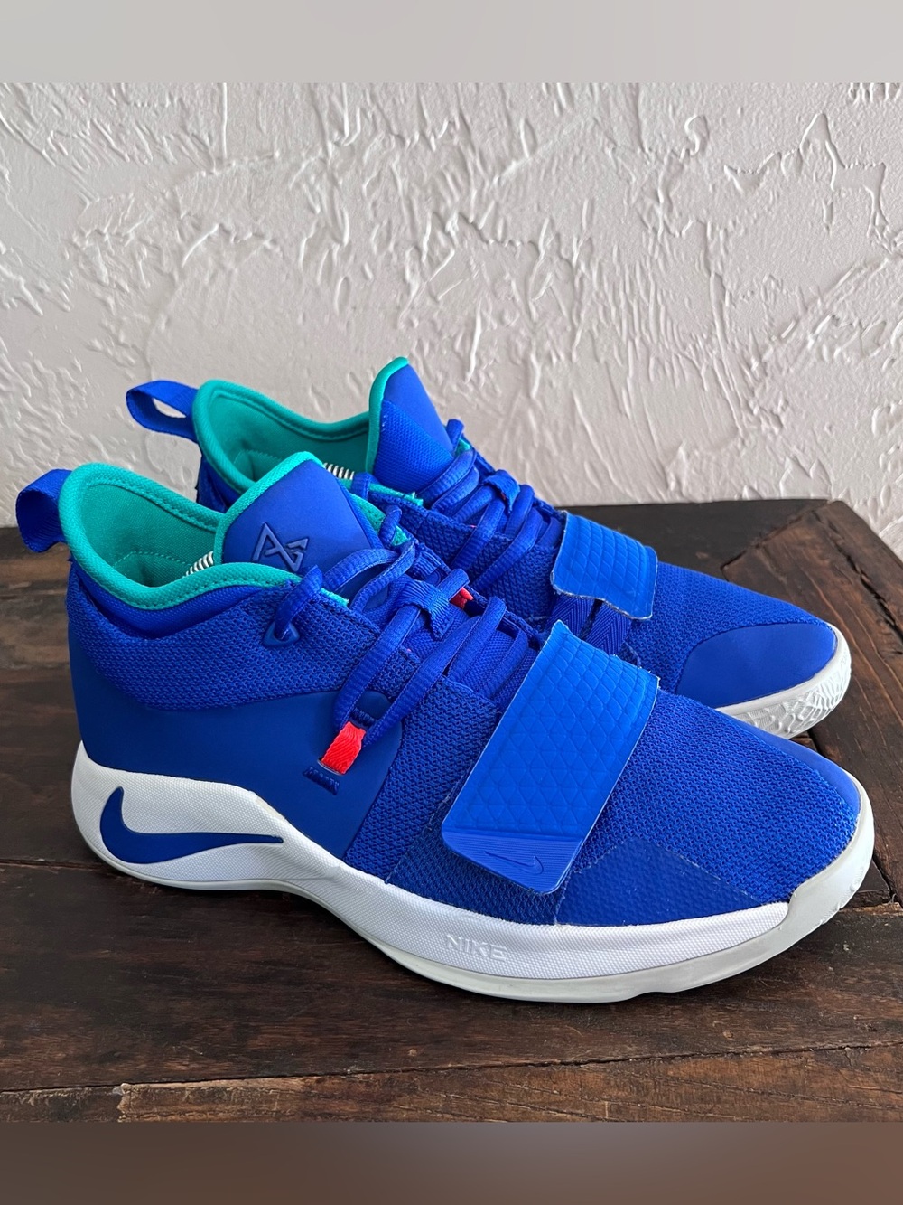 Nike PG 2.5 Racer Blue Paul George Fortnite Basketball Shoes — Size 6Y